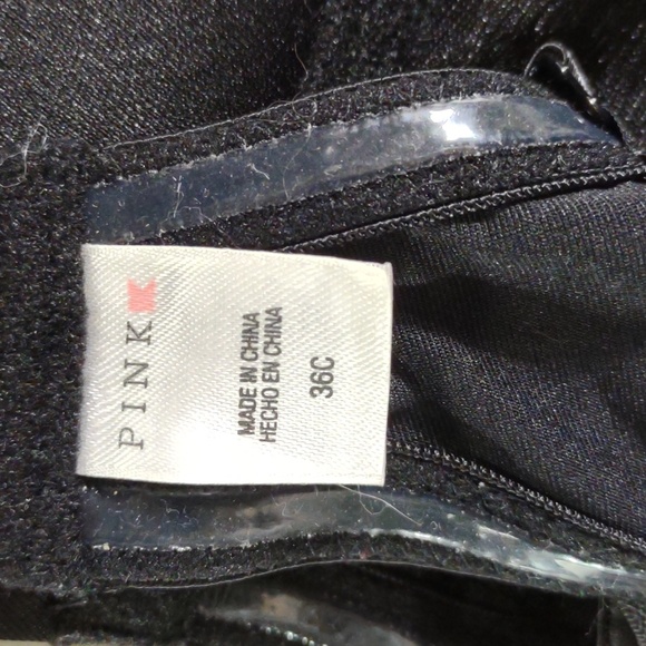 Women's Pink K size 36C Black convertible Bra - Picture 12 of 14